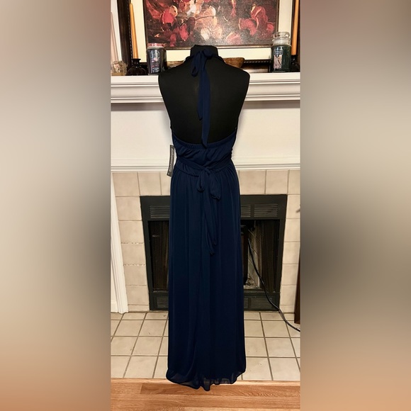 Pompous Studio Navy Blue & Jewled Dress - Picture 4 of 5